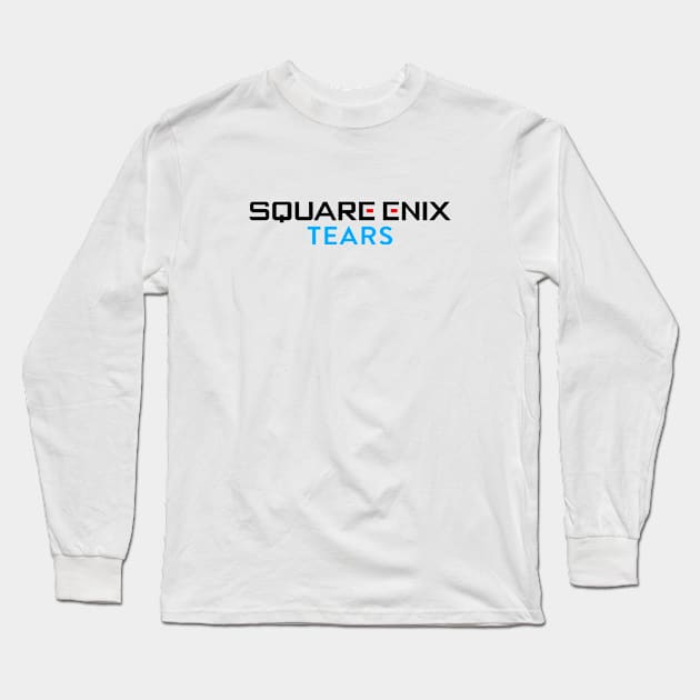 Square Enix Tears (Black) Long Sleeve T-Shirt by TheWellRedMage